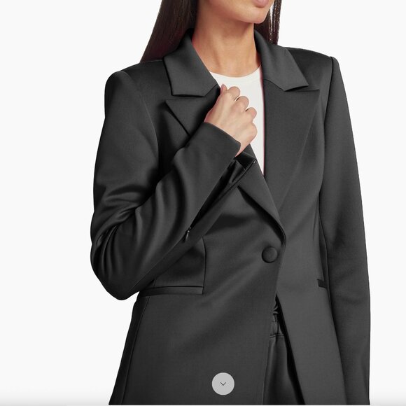 Size 5 (2XL) - GOOD AMERICAN - Women's Single Button Scuba Blazer NEW no tag - Picture 13 of 16